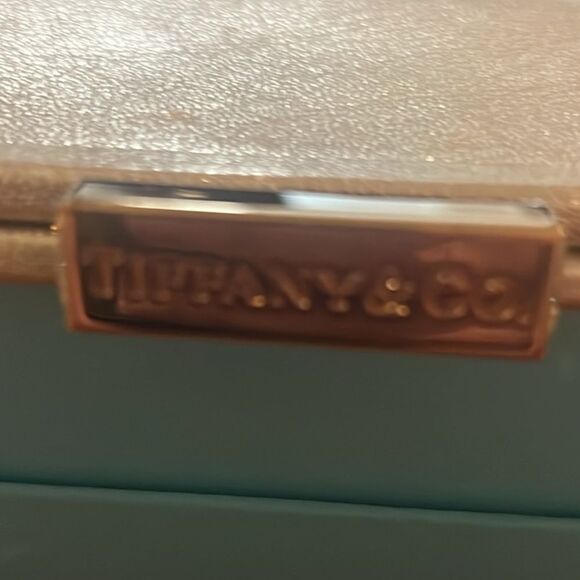 Tiffany & Co. Morgan Gold Leather  Clutch - New - Picture 4 of 12